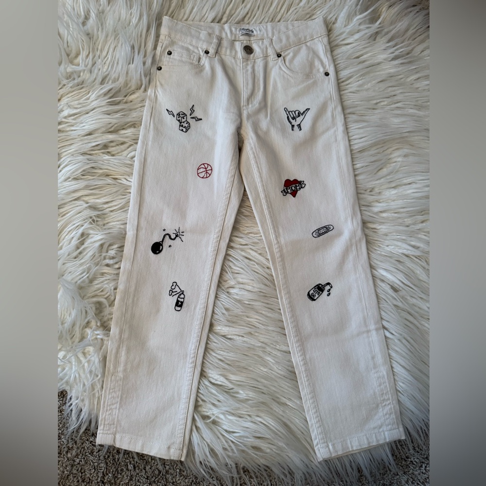 Bonpoint embroidered pants